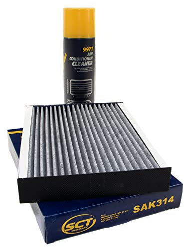Filtre d'habitacle SAK314 + nettoyant pour climatisation 520 ml MANNOL