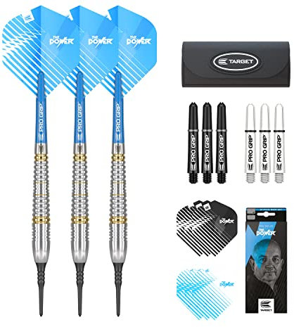 Phil Taylor 18G Soft Tip Darts Set - Accessories Gift Pack