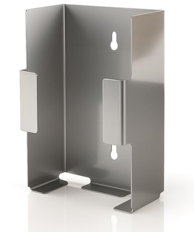Blanc HYGIENIC Edelstahl-Handschuhboxhalter für 1 Box | Edelstahl-Spenderhalter f. 1 Handschuhbox, rostfrei, robust & horizontal o. vertikal montierbar