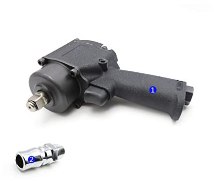Mini llave de impacto neumática/aire aire 1/2 pulgada Twin Hammer Air Car Repairing Impact Wrench Cars Llaves Herramientas
