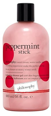 philosophy peppermint stick hydrating shower gel | 480ml | bubble bath | body wash