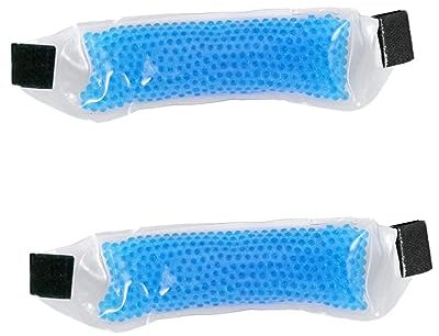 FRCOLOR 2St feaver cool pad erfrischungstücher erfrischungsgetränke Gel-Kühlung Stirnband Schmerzlinderung blaue bläulich Hautschutz Kühlgel-Fieberstreifen feaver kühle stirnstreifen Blue