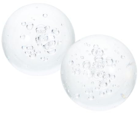 SUPVOX 2 Pezzi Fontana A Bolle in Di Cristallo Decorazione Per Acquario Feng Shui Accessorio Per La Decorazione Della Casa