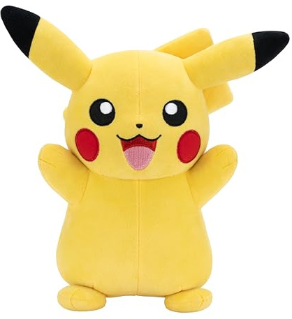 Pokémon Pokemon Plush 30cm Pikachu - Yellow/red - Official Stuffed Toy for Children 2+ Years