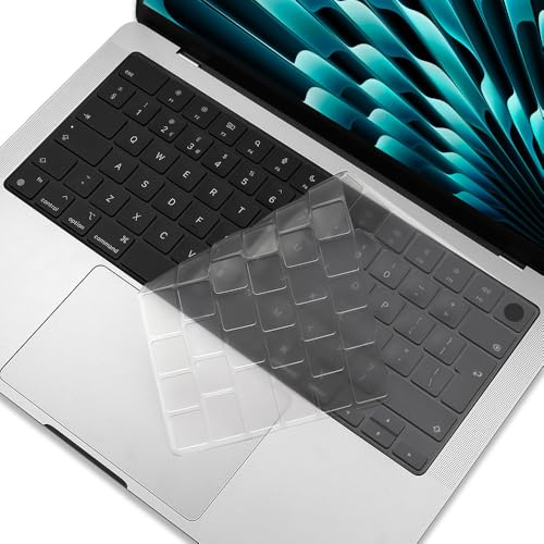 Tastaturabdeckung für 2025 MacBook Air 15/13 Zoll M4 Chip A3240 A3241 TPU-Schutz, Zubehör, UK/EU-Layout (Mattes TPU)