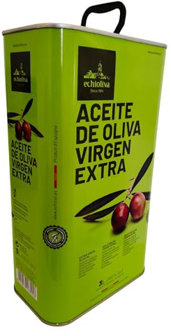 Aceite de Oliva Virgen Extra · ECHINAC Granada Desde 1964 · Lata Opaca 3 Litros · Despensa Familiar