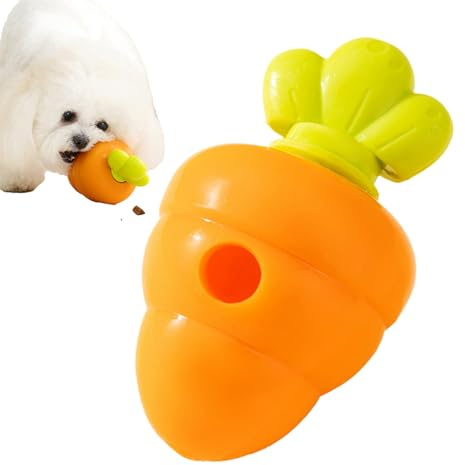 Dog Chew Toy - Indestructible Wishbone Dog Chew | Tough Boredom Breaker for Dogs | Treat-Dispensing Interactive Dog Toy | Carrot Shape Pet for Teething, Chewing, Fetching, Training, Exercise, Indoor