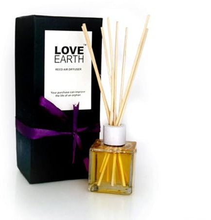 Premium Reeed Diffuser Rose Fragrance with Rose Extracts - Aromatherapy, Anti-Stress, Mood Enhancer