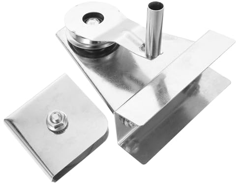 HANABASS Flagpole Lifting Accessories Stainless Steel Pulley Kit Crank Handle Bearing Pulley for Outdoor Flag Raising Hardware Parts