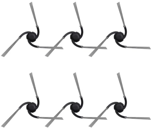 Fixbetter 6 Brosses Latérales de Rechange pour Dreame D20 Air Plus, Accessoires pour Robot Aspirateur, Nettoyage des Bords et des Coins
