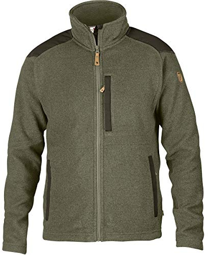 Fjällräven Herren Fleecejacke Buck, Laurel Green-Deep Forest, XL, 81328-625-662