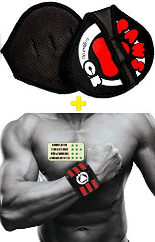 Griffpolster Griffpads für Klimmzüge, Bodybuilding Krafttraining,TrainingsPads als Alternative zu Trainingshandschuhen für maximalen Griff (Unisex) + Geschenk(auf Werbeaktion klicken)
