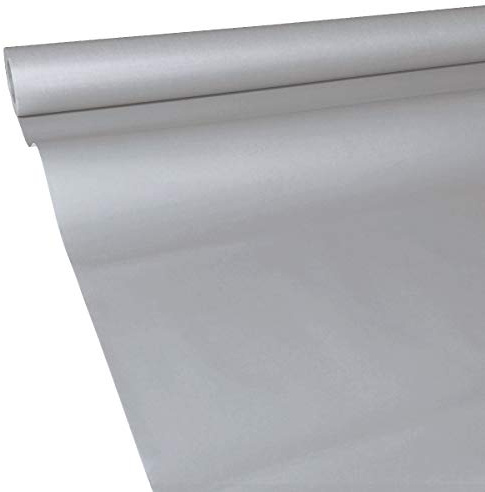 JUNOPAX Papiertischdecke 50m x 1,15m Stahl-grau