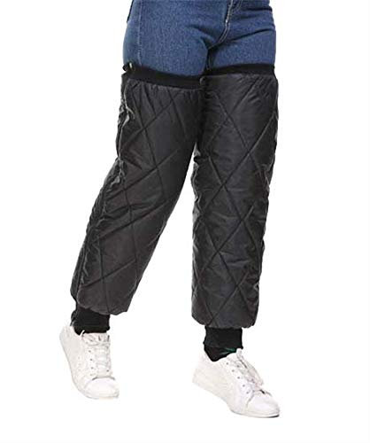 Insun Unisex Radsport Beinlinge Wasserdicht Winddicht Beinstulpen Winter Thermo EIN Paar Schwarz M