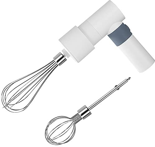 Batteur à main électrique sans fil en acier inoxydable 2000 mAh rechargeable pour fouetter facilement la crème, mélanger les biscuits, les gâteaux