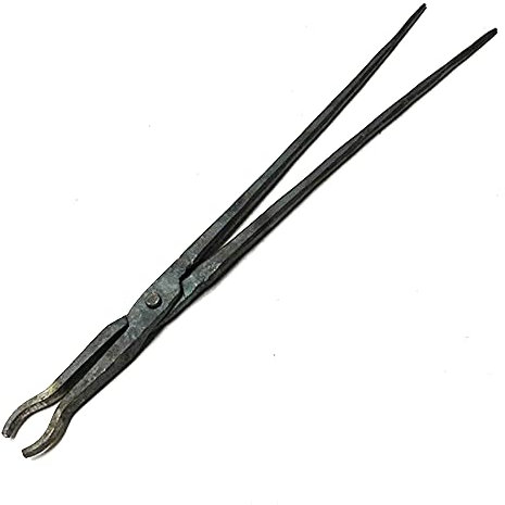 Tenaza de Forja Pinzas de Herrero Pinzas de Herrero de Punta Redonda para Anvil Vise Forge Tenaza de Forja de 10mm - 40mm para Ingeniero Herrero,20mm