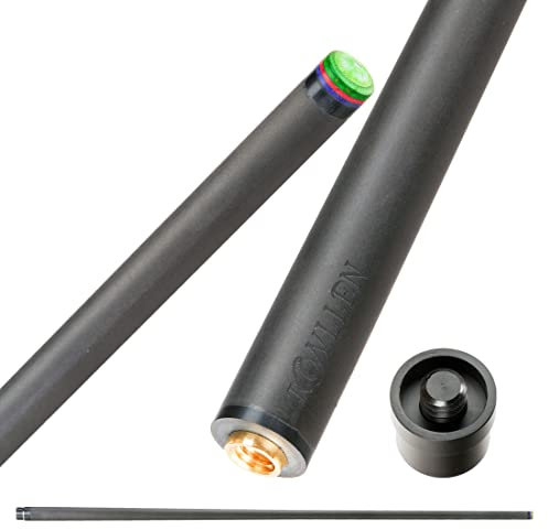 KONLLEN Carbon Fiber Billardqueue-Spitze für Uniloc-Gewinde | Pool Queue-Spitze mit geringer Abweichung | 10,75/11,75/12,75 mm-Spitze für einfache Kontrolle & Präzision