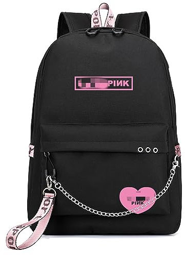 Blackpink Zaino per Computer Portatile Backpack con Travel Daypack per Ragazze
