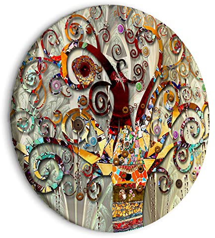 murando - Leinwandbild Abstrakt Baum bunt, 60x60 cm, 1-teilig, Schlafzimmer | Hochwertige Leinwand, sofort aufhängbar, ideal fürs Wohn- oder Schlafzimmer, wasserfest und lichtecht, langlebig, stilvoll
