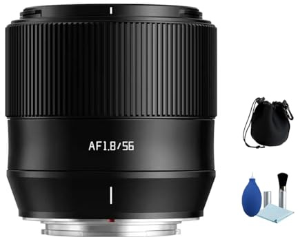 TTArtisan APS-C 56mm F1.8 AF Auto Focus AF Prime Fixed Focus Large Aperture Lens for Sony E Mount Mirrorless Camera A7RII A7RIII A7RIV A7S3 A7MIII A7C A9 A6600 A6400 NEX-3 etc.