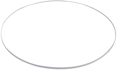 Tischschildständer,Acrylschildhalter, Runde Acrylplatten, 3 Stück, Durchmesser 200 mm, mit Klebefolie, klare runde Acrylplatten for Bilderrahmen, Malerei, Kunsthandwerk, Dicke, 3 mm ( Size : 5mm )