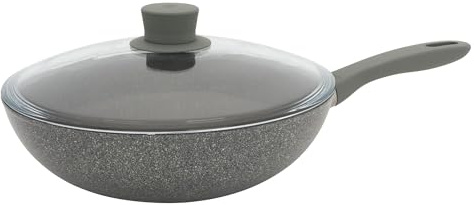 ZWILLING Parma Plus - Wok antiaderente in alluminio con coperchio, 28 cm