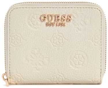 GUESS Cresidia SLG Zip Around Wallet S Bone