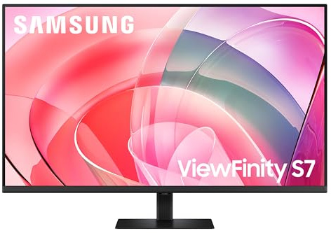 Samsung Écran PC ViewFinity - S70D 37'', Résolution 4K UHD (3840 x 2160), 16:9, HDR10, Dalle VA, 350 cd/m2, Installation One Click, Inclinable, Ports HDMI et DisplayPort, LS37D702EAUXEN