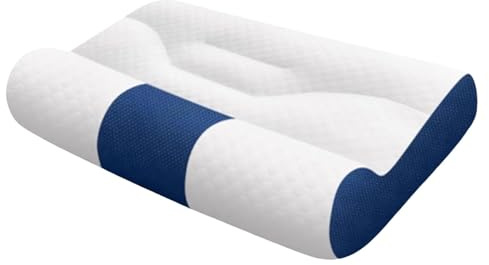Halskudde – 30 x 50 cm nackkudde | Ergonomiska nackstödskuddar för sömn | andningsbar ortopedisk kudde | Mjuk och bekväm nackkudde för att sova, sovrum