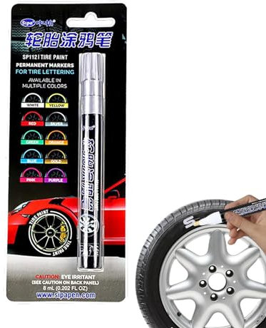 Reifenmalstift Reifenfarbe Lackstift Reifenreparaturstift Feine Spitze Permanent Tinte Reifenmarker Reifenstift Reifenstift Schriftmarker Reifenstift