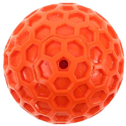 FONDOTIN Pelota Parlante para Mascotas Juguete De Goma Diseño De Panal Estimula La Actividad Saludable y Divertida para Perros Pequeños y Cachorros