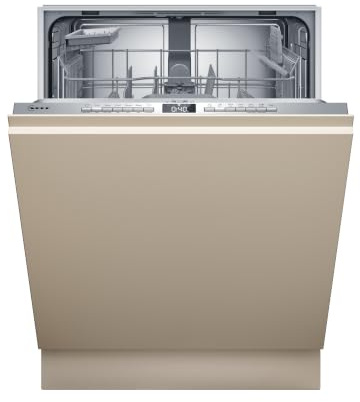 NEFF N 50 Smarter Vollintegrierter Geschirrspüler 60 cm S155HTX06E | Flexibles Korbsystem, Chef 70 °C Profi-Programm, InfoLight Punkt am Boden, Smart Start Funktion für optimale Startzeit