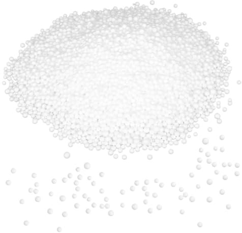 Veemoon Couch Cushion Foam Filling Beads White Particles Bag Bean Bag Chair Stuffing Pillow Filler Soft Odorless Foam Particles for Comfortable Sofa Support