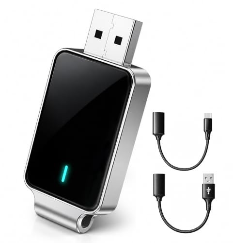 Wireless CarPlay & Android Auto Adapter – Upgraded 2026 Wired to Wireless – Plug & Play Mini Dongle with USB-A & USB-C, Auto Connect, Fast & Stable 5GHz Connection by Faramo