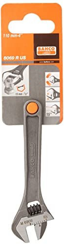 Bahco 8069 R Us Verstellbarer Einmaulschlüssel, 8069 R US