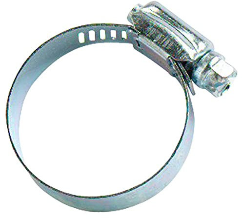 Merriway BH03449 Jubilee Pipe Hose Clip Clamp, Size 2: 40-55 mm (1.1/2 inch to 2.3/16 inch) - Mild Steel , Grey