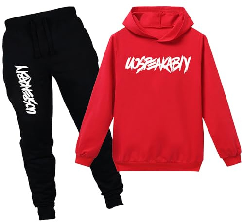 amropi Jungen Hoodie Trainingsanzug Sweatshirt Top und Hose Kleidungsset 2-15 Jahre
