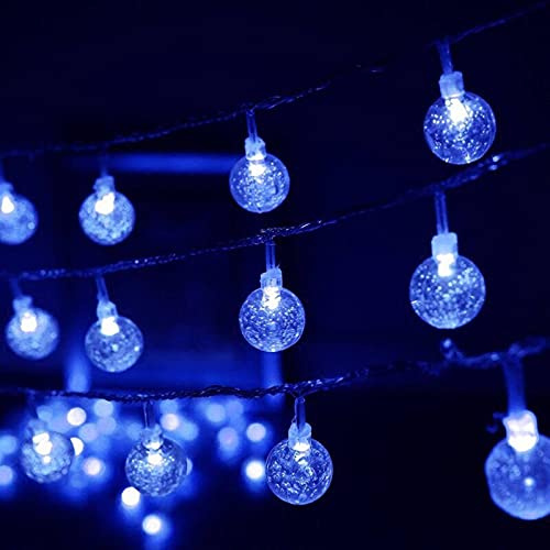 NC 12M LED Boule de Cristal de Bulle Solaire extérieur étanche Vacances fée Guirlande Lumineuse Boule de Cristal lumière, utilisé pour Arbre, pavillon, Cour, Mariage, décoration de fête
