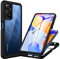 CENHUFO Hülle für Xiaomi Redmi Note 11 Pro 5G/4G, 360 Grad Schutzhülle Panzerhülle mit Eingebautem Displayschutz Stoßfest Cover Case komplett Handyhülle für Xiaomi Redmi Note 11 Pro 5G/4G -Schwarz