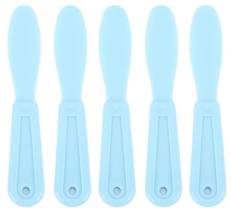 Couteau de Mélange de Plâtre en Plastique Dentaire de qualité Fiable avec Conception à Double Rainure, Multifonctionnel pour les Matériaux D'empreinte D'alginate (Bleu clair)