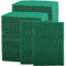 Tczecoo 30 estropajos, esponja exfoliante de alto rendimiento, color verde, reutilizable, para fregadero de cocina y parrillas de metal, 10 x 15 cm (verde)
