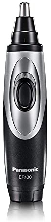 Panasonic ER430K Nose, Ear and Facial Hair Trimmer Wet/Dry with Vacuum Cleaning System