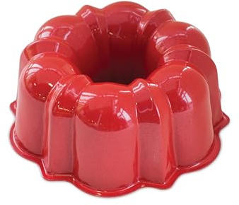 Nordic Ware Stampo per ciambella, 3 tazze, rosso