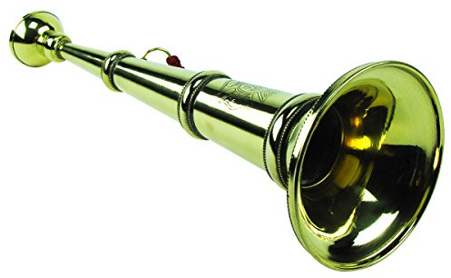 Treasure Gurus Antique Style Solid Brass Fireman Speaking Trumpet Presentation Horn