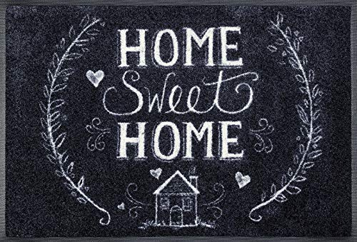 wash+dry Fußmatte Chalky Home, 50x75 cm, innen und außen, waschbar, Bunt