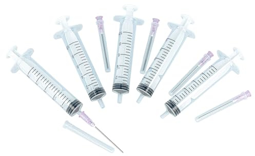 vhbw 5X Spritze zum Nachfüllen von Tintenpatronen oder CISS-Patronen | 10 ml