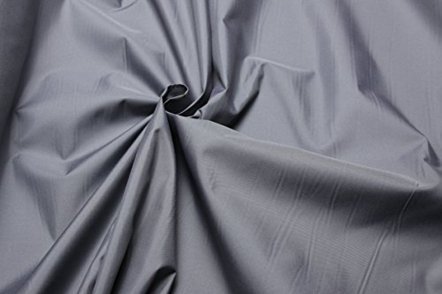 Verdunkelungsstoff Vorhangstoff 280cm Thermostoff Gardinenstoff Dekostoff Kälteschutz wärmeisolierend Thermogardine Vorhang Gardine Lichtundurchlässig Blickdicht Sonnenschutz Blackoutstoff (Grau)