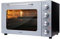 Sogo Horno Sobremesa De Convección, Rustidor y Gratinador - 58 Litros con 6 Funciones, 90 a 230°C, temporizador, puerta de Doble Vidrio 2000W, Gris/Negro