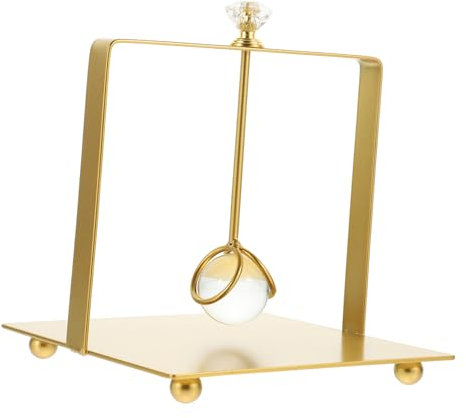 FONDOTIN Goldfarbener Serviettenhalter Kristallkugel Eleganter Tisch-Organizer Für Servietten Für Küche Restaurant Bar Und Besondere Anlässe
