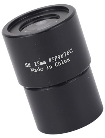 Okular-Set, Universal-Teleskop-Okulare mit Schnittstelle 0,965 Zoll/24,5 Mm, 0,98 Zoll/SR25 Mm Brennweite und 2 Optischen Gläsern und Aluminiumlegierung für Teleskopobjektive und